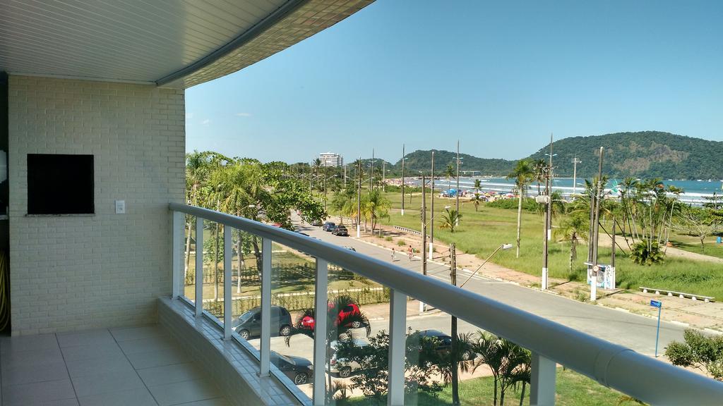 Ferienwohnung Indaia Apartamento De Frente Ao Mar Bertioga Exterior foto